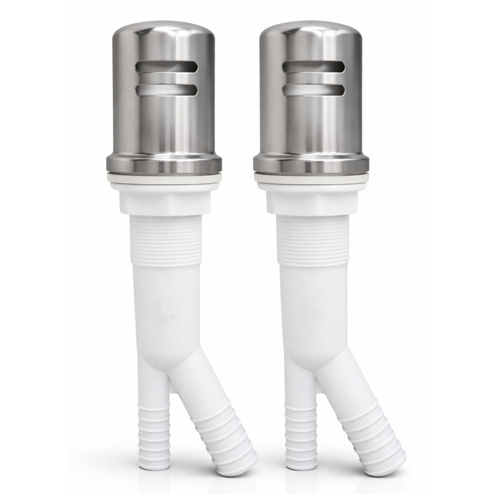 Westbrass D200-1-20 Dishwasher Air Gap Stainless Steel Kitchen Sink NEW 2 Pack